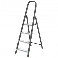 картинка СИБРТЕХ Стремянка, 4 ступени, стальной профиль, алюминиевые ступени, Россия  [97954] от магазина Tovar-RF.ru