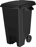 картинка Контейнер SPIN&CLEAN SC700521028 Freestyle для мусора с крышкой на колесах 130л (PP), черный SPIN&CLEAN SC700521028 Freestyle для мусора с крышкой на колесах 130л (PP), черный от магазина Tovar-RF.ru