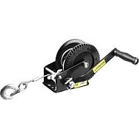 картинка зубр "профессионал" [43113-0.9_z01] лебедка ручная барабанная, тяговая, тросовая, 0.9 т, 8 м от магазина Tovar-RF.ru