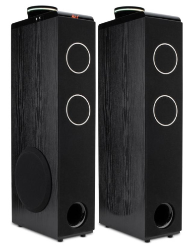 картинка колонка 10" (30-49 home sound) динамик 6шт/2х10";4х4"; 2х1.5" комплект 2 колонки eltronic (черная) от магазина Tovar-RF.ru