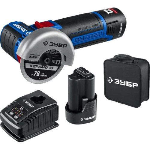 картинка Углошлифовальная машина Зубр Профессионал AB-76-22 20000об/мин рез.шпин.:M5 d=76мм магазин Tovar-RF.ru являющийся официальным дистрибьютором в России картинка Углошлифовальная машина Зубр Профессионал AB-76-22 20000об/мин рез.шпин.:M5 d=76мм от магазина Tovar-RF.ru