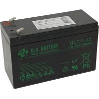 картинка b.b. battery аккумулятор bc 7.2-12  (12v 7,2ah) от магазина Tovar-RF.ru