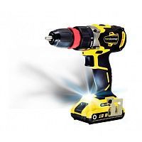 картинка Hanskonner HCD1865BLC Дрель акк [HCD1865BLC] { б/щ,СМ.ПАТ ,18В, Li-Ion,2скор,2 акк.2,4 Ач, 65Нм,13мм,БЫСТР.ЗАР } от магазина Tovar-RF.ru