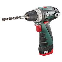 картинка Metabo PowerMaxx BS Безударная дрель-шуруповерт [600080500] { 12В 2х2.0,LC40,патр.,кейс, вес 0.8 кг } от магазина Tovar-RF.ru