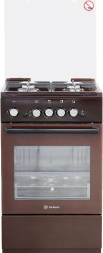 картинка плита газовая de luxe 5040.32г (кр) чр-014 от магазина Tovar-RF.ru