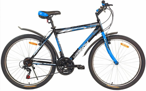 картинка велосипед pioneer pilot 26"/21" black-blue-whiteот магазина Tovar-RF.ru