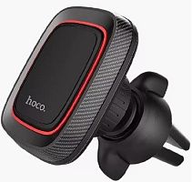 картинка держатель автомобильный hoco (6957531065586) ca23 в воздуховод магнит черный от магазина Tovar-RF.ru