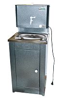 картинка Умывальник ЧИСТЮЛЯ (бак полимерное покр. с ЭВН+мойка нерж.) аквамикс от магазина Tovar-RF.ru