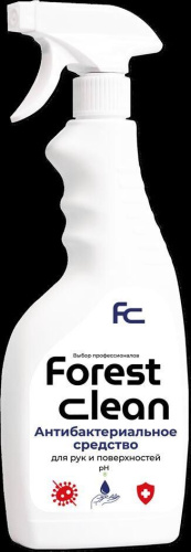 картинка Лосьон с антибактериальным эффектом FOREST CLEAN Лосьон с антибактериальным эффектом, спрей. На основе изопропилового СПИРТА (65%) 500мл от магазина Tovar-RF.ru