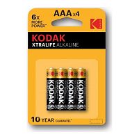 картинка Kodak LR03-4Bl Xtralife Alkaline [K3A-4] (40/200/32000) (4 шт. в уп-ке) от магазина Tovar-RF.ru