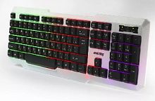картинка клавиатура проводная smartbuy (sbk-333u-wk) one usb с подсветкой бело-черная от магазина Tovar-RF.ru
