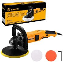 картинка Шлифмашина полировальная сетевая DEKO DKP1400-180, 180мм, 1400 Вт 083-1049 от магазина Tovar-RF.ru