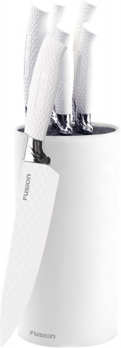 картинка Набор кухонных ножей FUSION SKS5102, white от магазина Tovar-RF.ru