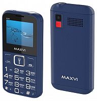 картинка телефон мобильный maxvi b200 blue от магазина Tovar-RF.ru