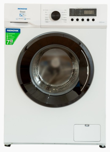 картинка стиральная машина renova waf-7012sm91 инверторный мотор магазин Tovar-RF.ru являющийся официальным дистрибьютором в России картинка стиральная машина renova waf-7012sm91 инверторный мотор от магазина Tovar-RF.ru