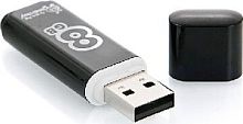 картинка usb флеш smartbuy (sb8gbgs-k) 8gb glossy series black от магазина Tovar-RF.ru