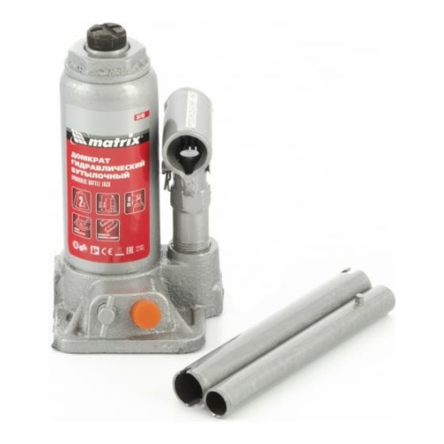 картинка matrix домкрат гидравлический бутылочный, 2 т, h подъема 158–308 мм [50760] от магазина Tovar-RF.ru