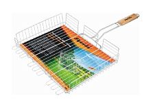 картинка решетка д/гриля sparta 69553 решетка-гриль 240х310х55 мм, объемная хромированнаяот магазина Tovar-RF.ru