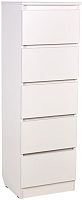 картинка детская мебель polini комод kids simple 1990 5 ящиков белый (1 кор.) polini комод kids simple 1990 5 ящиков белый (1 кор.) от магазина Tovar-RF.ru