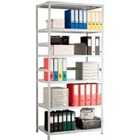 картинка Стеллаж MS 185/100х30/4 (Размеры внешние (ВхШхГ) 1850х1000х300 мм, 4 полки, с единой стойкой) [S24199153402] от магазина Tovar-RF.ru