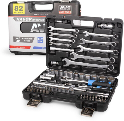 картинка Набор инструментов AVS TOOLS MTS-82 MASTER (82 предмета) AVS TOOLS MTS-82 MASTER (82 предмета) от магазина Tovar-RF.ru