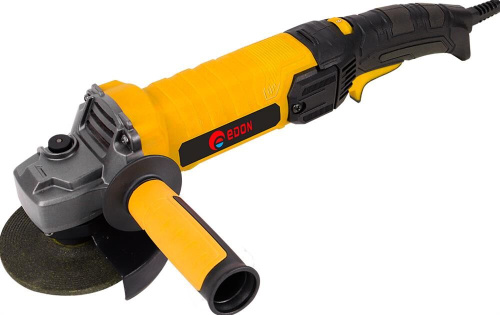картинка Машина шлифовальная угловая EDON AG-125/1200CER черный/желтый 28229 1200Вт, 125мм магазин Tovar-RF.ru являющийся официальным дистрибьютором в России картинка Машина шлифовальная угловая EDON AG-125/1200CER черный/желтый 28229 1200Вт, 125мм от магазина Tovar-RF.ru