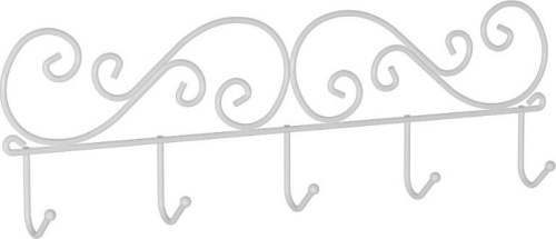 картинка Вешалка настенная ЗМИ Кружева 5 Белая ВН 276 ЗМИ Кружева 5 Белая ВН 276 от магазина Tovar-RF.ru