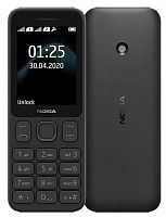 картинка телефон мобильный nokia 125 ds black от магазина Tovar-RF.ru