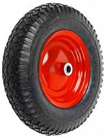 картинка Колесо БТМ PR3001 размер 16*4,00-8 12/100мм (с трубкой), диск сварной от магазина Tovar-RF.ru