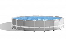 картинка бассейн каркасный intex бассейн каркасный prism frame, 549 х 122 см, фильтр-насос, лестница, тент, подстилка, 26732npот магазина Tovar-RF.ru
