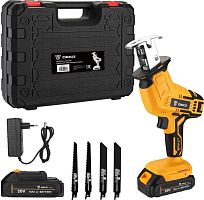 картинка Сабельная пила аккумуляторная DEKO DKRS20-Li, 20В, 2x2.0Ач 063-4311 DEKO DKRS20-Li, 20В, 2x2.0Ач 063-4311 от магазина Tovar-RF.ru