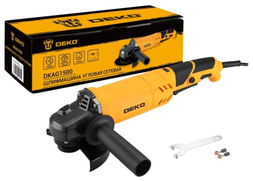 картинка Углошлифовальная машина DEKO DKAG1500 063-4297 магазин Tovar-RF.ru являющийся официальным дистрибьютором в России картинка Углошлифовальная машина DEKO DKAG1500 063-4297 от магазина Tovar-RF.ru