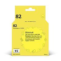 картинка t2  c4913a картридж №82 для hp designjet 500/510/800/815mfp/820mfp/cc820ps, жёлтый от магазина Tovar-RF.ru