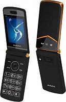 картинка телефон мобильный maxvi e11 black/gold от магазина Tovar-RF.ru