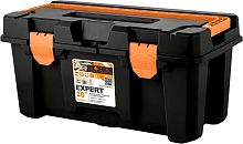 картинка Ящик для инструментов BLOCKER BR393710028 Expert 20" с ручкой-замком черный/оранжевый от магазина Tovar-RF.ru