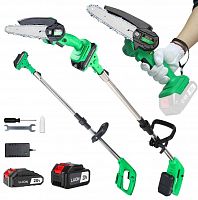 картинка Цепная пила-высоторез ZITREK GreenSaw 20 Plus (20В, Li-Ion аккум. 2шт. - 1x1,5Ач + 1x3,0Ач) 082-1856 от магазина Tovar-RF.ru