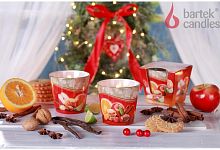 картинка Свеча BARTEK Новогоднее Время (Christmas Time) 115гр в стакане от магазина Tovar-RF.ru