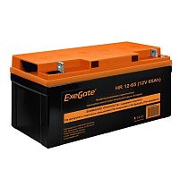 картинка exegate ex282982rus аккумуляторная батарея exegate hr 12-65 (12v 65ah, под болт м6) от магазина Tovar-RF.ru