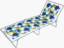 картинка Раскладушка OLSA СТЕФАНИЯ С85А матрац жесткий от магазина Tovar-RF.ru