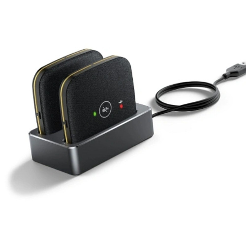 картинка спикерфон yealink черный (cpw65-dect-duo) от магазина Tovar-RF.ru