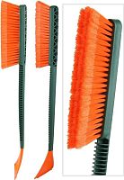 картинка щетка li-sa ls282/2 cо скребком оранжево-зеленая (59,5см) 48336 li-sa ls282/2 cо скребком оранжево-зеленая (59,5см) 48336 от магазина Tovar-RF.ru