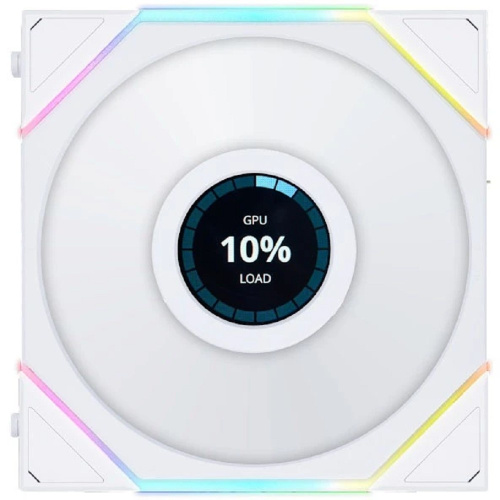 картинка lian li g99.12tllcd1w.r0 вентилятор uni fan tl lcd 120 white /12tllcd1w/ 120х125х28мм (1.6” lcd дисплей, pwm, argb, 200-1900 об/мин, 27dba) магазин Tovar-RF.ru являющийся официальным дистрибьютором в России картинка lian li g99.12tllcd1w.r0 вентилятор uni fan tl lcd 120 white /12tllcd1w/ 120х125х28мм (1.6” lcd дисплей, pwm, argb, 200-1900 об/мин, 27dba) от магазина Tovar-RF.ru