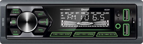 картинка автомагнитола econ hed-50ubg mp3/wma от магазина Tovar-RF.ru