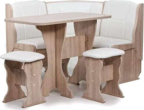 картинка Кухонный уголок БИТЕЛ Кухонный уголок НАРЦИСС ОДНОТОН. ДУБ СОНОМА/Борнео милк БИТЕЛ Кухонный уголок НАРЦИСС ОДНОТОН. ДУБ СОНОМА/Борнео милк от магазина Tovar-RF.ru