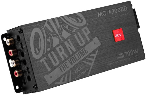 картинка acv mc-4.100bd micro 4*100вт\4-3-2 канал\4-2ом\hpf\lpf\high-input\bluetooth\d class от магазина Tovar-RF.ru