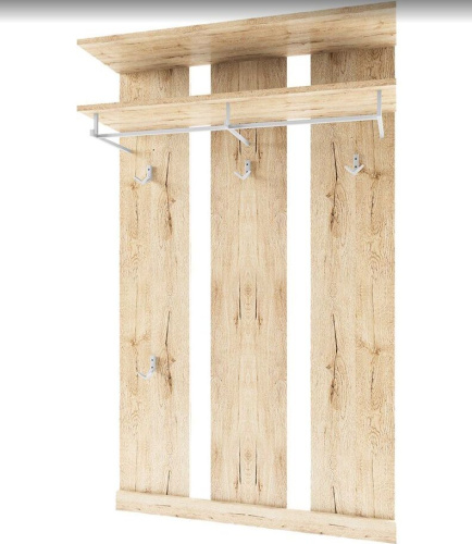 картинка Вешалка АНРЭКС OSKAR Вешалка 90, цвет дуб Санремо (1 уп) АНРЭКС OSKAR Вешалка 90, цвет дуб Санремо (1 уп) от магазина Tovar-RF.ru