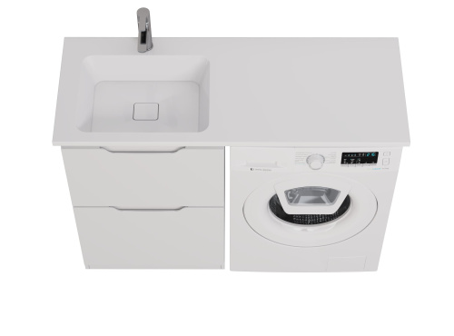 картинка Тумба Bona, 60 см, напольная, 2 ящика, белый глянец от магазина Tovar-RF.ru фото 24