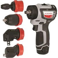 картинка ИНТЕРСКОЛ ДА-10/12В 36 КомбиМАКС бесщеточная аккум. дрель-шуруп [687.2.2.78] { Li-ion, сумка, 2 аккум., 2Ач, 4 насадки } от магазина Tovar-RF.ru