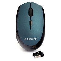 картинка gembird musw-354-b {мышь беспроводная, синий, бесш.клик, soft touch, 3кн.+колесо-кнопка, 2400dpi, 2,4ггц} от магазина Tovar-RF.ru