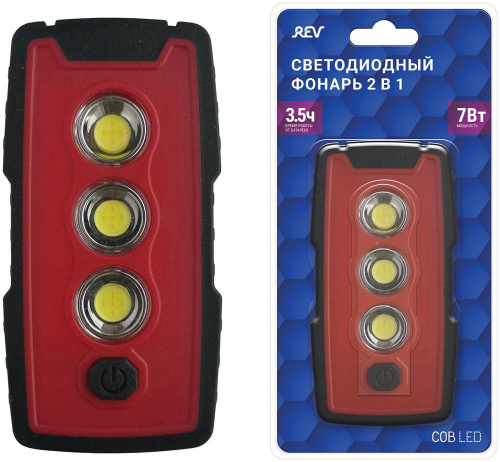 картинка фонарь ручной rev 29124 4 7вт 3хаааот магазина Tovar-RF.ru